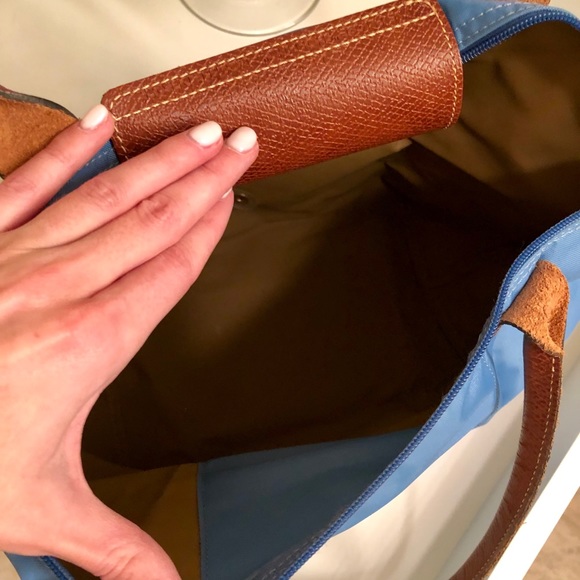 LONGCHAMP Small Le Pliage Tote (Ice Blue) - Picture 5 of 7